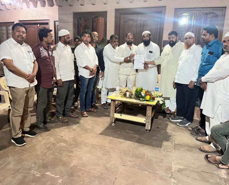 राष्ट्रवादी काँग्रेस अल्पसंख्यांक विभाग जिल्हा कार्याध्यक्ष पदी सैय्यद लायकोद्दीन