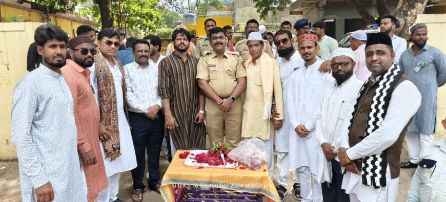 वैजापूरात 'ईद ए मिलाद' उत्साहात साजरी
