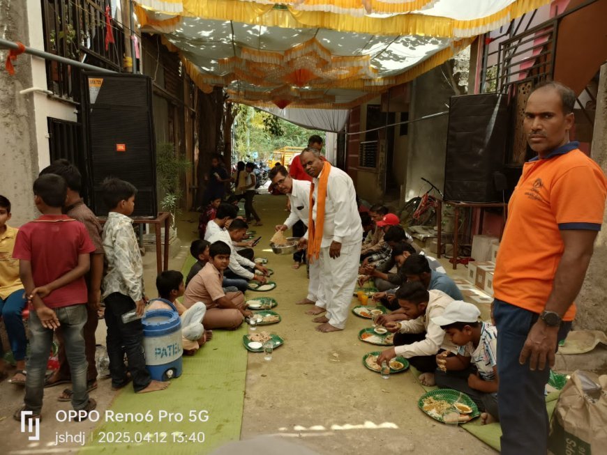हिंदू सप्ताह निमित्त मुस्लिम बांधवांचे अन्नदान, घडविले एकतेचे दर्शन